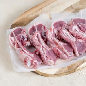 Chuletas de cordero lechal